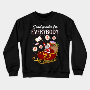 Funny Teacher's Ugly Christmas Sweater Crewneck Sweatshirt